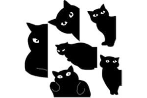 SUNWUUN Magnetische Lesezeichen,Magnetlesezeichen Kinder,Cute Süß Katzen Lesezeichen,Halloween Lesezeichen Kinder,Ein Ausgezeichnetes Weihnachten Geschenk Für Kinder,Lehrer,Buchliebhaber Und Katzenliebhaber