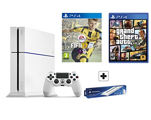 Playstation 4 Sony PS4 - Console PS4 500 Go Blanche - TRIPLE AAA PACK - FIFA 17 + GTA V...