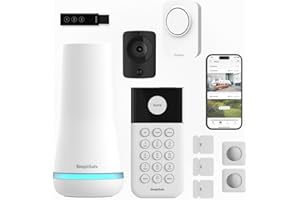 SimpliSafe 10 Piece Wireless Home Alarm System with Motion Sensor, HD Security Camera and Outdoor Siren - Home Security Systems with Optional Monitoring and No Contracts