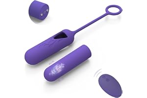 Mini Bullet Vibrator Wiederaufladbare Leise Liebeskugeln mit Fernbedienung, Abnehmbar Vibra Ei Vibration für Frauen Paar Reis