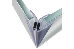 INBAGNO Kit guarnizioni magnetiche trasparenti universali per box doccia 5-6 mm, H 200 cm riducibile su misura
