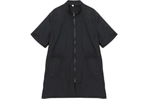 POPETPOP Pet Grooming Apron Pet Barber Smock with Pockets Full Zipper Waterproof Dog Cosmetologist Clothes Static Cat Grooming Workwear Haircut Cape Vest L