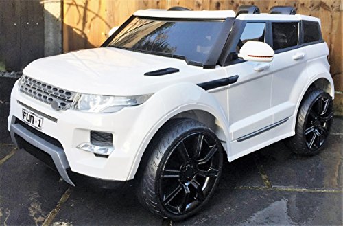 Kids Range Rover HSE Sport Style 12v Electric / Battery Ride on Car Jeep - White includes EVA Tire upgrade