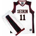 3D Kuroko No Basket Basuke Cosplay Uniform SEIRIN Basketball Jersey Number 10 11 Kagami Taiga Sportswear Tees Shorts Costume Set