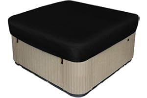 SERLIUM Hot Tub Cover Protector, Waterproof Sunproof Square Hot Tub Cover Perfect For Your Hot Tub(231x231x30cm / 90.9x90.9x11.8in)
