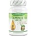 Produktbild Vitamin E 400 I.E. IU - 100 Softgel Kapseln - 100 Tage Dauerversorgung - Natürlicher Antioxidant - Vit4ever