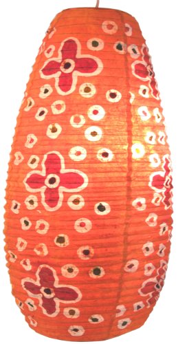 Corona Papierlampenschirm Flower Power / Papierlampenschirme oval