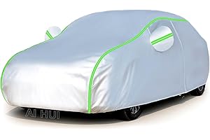 AI HUI Bache Voiture pour Volvo V40 Bache Voiture Exterieur, Bâche Voiture Étanche Respirante, Housse Voiture, Housse de Protection Voiture Exterieur, Protection UV.