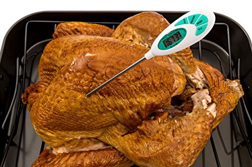 Super Fast Instant Read Meat Thermometer From AsGard Offers Accurate Temperature Of Your Meat & Candy Including Storage Case With Belt Clip RS.2699 (40.00% Off) - Amazon