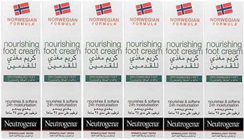 Neutrogena Norwegian Formula Nourishing Foot Cream (6 x 50ml) For Dry Damaged