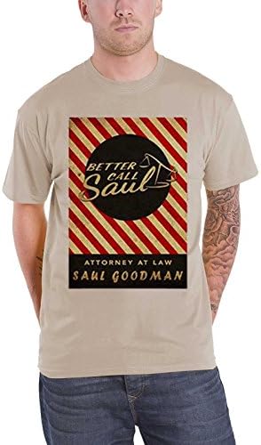 Better Call Saul T Shirt Breaking Bad Matchbox Logo Official Mens Brown L