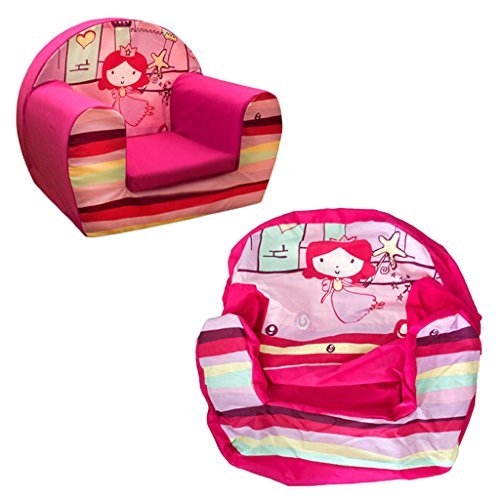 Ready Steady Bed Princess Castle Cover for Children's Foam Armchair