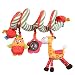 Labebe Baby Stroller/Crib/Baby Car Seat/Pram/Cot Spiral Hanging Activity Toys for Infant/ Toddler/Newborn with Rattles & Stuffed Animals & Teether Showering Gift - Yellow Giraffe