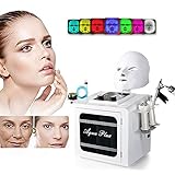 ★ Professionelle Sauerstoff-Injektionsmaschine: Diese Sauerstoff-Hautpflegemaschine kann Falten glätten, die Haut bleichen und sie effektiv und sicher erweichen, ohne Schmerzen, Flecken oder Wunden. Die Airbrush-Bürste kann Sauerstoff und Nährstoffe tief in die Haut injizieren, um Hautfarbe, Falten, Hautrelaxation, Pigmentierung usw. zu behandeln und zu verbessern.