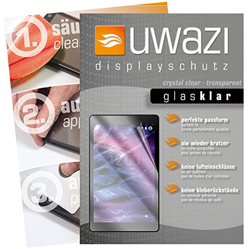 Preisvergleich Produktbild Medion Lifetab P10601 Schutzfolie 3x uwazi glas-klare Displayschutzfolie Folie