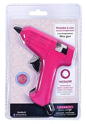 J.Herbin 48200T Pistolet à Cire à basse température, Rose
