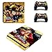 Produktbild Playstation 4 Slim + 2 Controller Aufkleber Schutzfolien Set - One Piece (4) /PS4 S