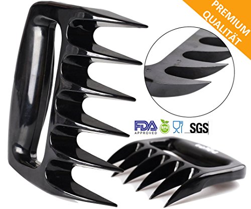 HS Meat Claws 2.0 | Fleisch Krallen | Fleischgabel | BBQ | Pulled Pork Beef Chicken | Küchenhilfen | Salatbesteck | Premium Version