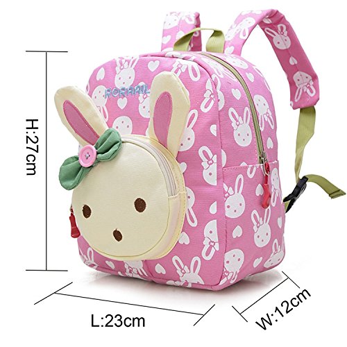 Gwell 3D Sac à Dos école Maternelle Enfant Bébé Filles Sac Garçons Scolaire Kindergarten Backpack Lapin