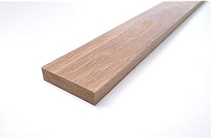 MARTIN WEDDELING 100mm breite Holzleisten Eiche massiv. 10mm stark. Schlageleisten, Holzriegel, Sondermaße. (100cm lang)
