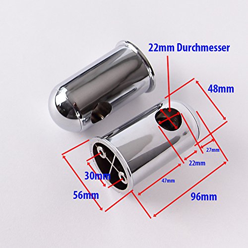 2x Wandhalterung für Wandstange Halterung Wandhalter Duscharmatur (2xHalt03) - 2