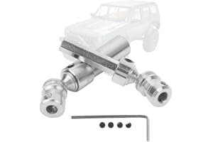 Drfeify 1/12 CVD Hinterradantriebswelle Metallfahrzeugteile Kompatibel mit WLtoys 12428 12423 RC Modell Autozubehör(Silber) Wind Instrument Play a Musical Instrument