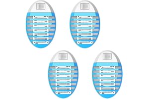 WUGEIN Zanzariera Elettrica con Luce,Lampada Antizanzare Elettrica Atossica e Sicura,UV Anti Trappola Zanzare Elettrica,per Casa Interno Esterno Cucina Soggiorno