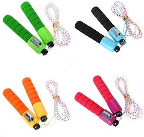 Rainbow love Adjustable Skipping Jump Rope Counter Exercise Workout Gym Fitness Jumping Skip