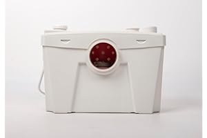 Ovington 500W Robust 4 Inlets Sewerage Pump Macerator Toilet Waste Water Pump for Toilet Sink Basin Shower Bathtub