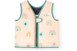 CRIOH! Btbox - Chaleco Flotador para Bebé -Talla XS a M -1 a 6 Años- Estampados - Natación, Piscina o Playa -Protección UPF 50+ -Neopreno de 5 mm -Doble Cierre de Seguridad