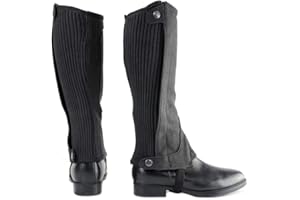 HY (BHB) Hy Amara Half Chaps Black Child Medium