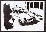  Klassischen Auto SEAT 600 Poster Plakat Handmade Graffiti Street Art - Artwork