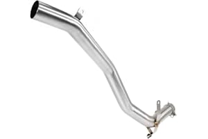 DOMINATOR EXHAUST SYSTEM GSR 600 Tubo Elimina Catalizzatore, Decatalizzatore, No-Kat, Mid Pipe Inox DE-Cat DECAT Dominator Exhaust Terminale di Scarico Silenziatore 2006 2007 2008 2009 2010 2011