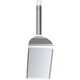 R&ouml;sle Plancha-Spachtel breit BBQ Spatula, Silver | High quality spatula with rounded corners to turn meat and vegetables, dis
