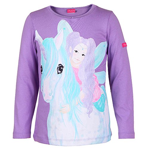 Preisvergleich Produktbild Mädchen Ylvis World Shirt, lila, Größe 104
