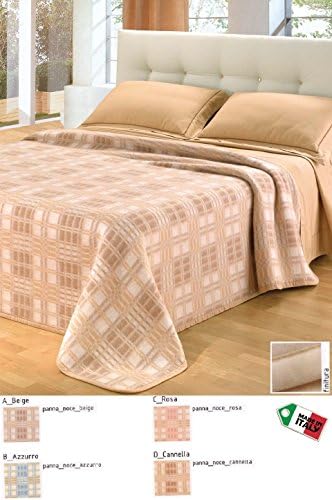 Tbe SCOTLAND Frameworks Wool Blanket For Single Bed-Made in Italy CAMMELLO