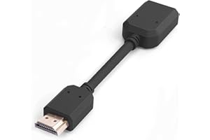 IFUFR HDMI Extension Cable 12cm 4K HDMI Extender HDMI Male to Female Cable Adapter Compatible with TV Stick, Roku stick, PS5, PS4, Xbox