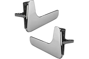 Twowinds - Maniglia Interna 6K0837113 Compatibile con Seat Ibiza 3 6K1, Cordoba 6K2 6K5 - Porta Anteriore, Posteriore, Destra e Sinistra - 6K0837114 - Impugnatura - Manovella - Cromo (2 pezzi)