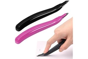 LQIOACU Levapunti magnetico LQI set da 2 con punta in acciaio inossidabile, impugnatura ergonomica, magnete incorporato