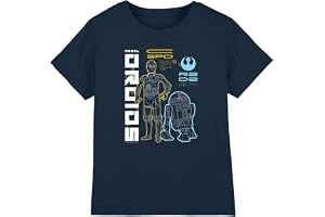 Star Wars pojke Star Wars Rebel Droids unisex barn t-shirt t-shirt