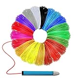 Compatible con la mayoría de las plumas y de las impresoras 3D (diámetro del filamento de 1.75mm --- Precisión dimensional +/- 0.05mm) pero no caben para la pluma de 3Doodler.