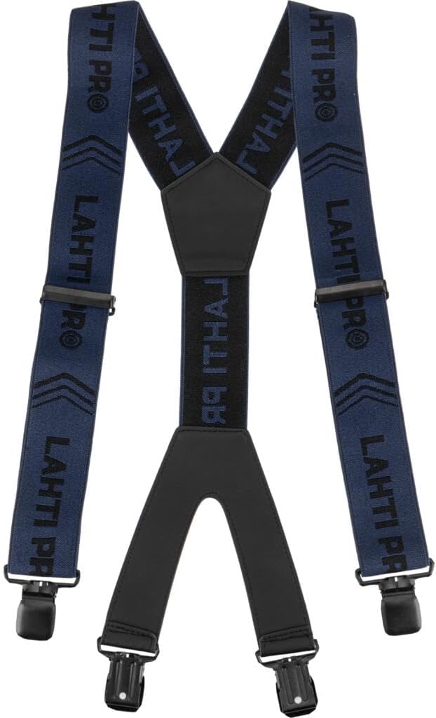 Lahti PRO Hosenträger Für Herren Mit Metallclips - Arbeitshosenträger Breit 5 Cm - Hosenträger Arbeit Y Form Mit Clips Suspensores Hombre (Pack de 1)