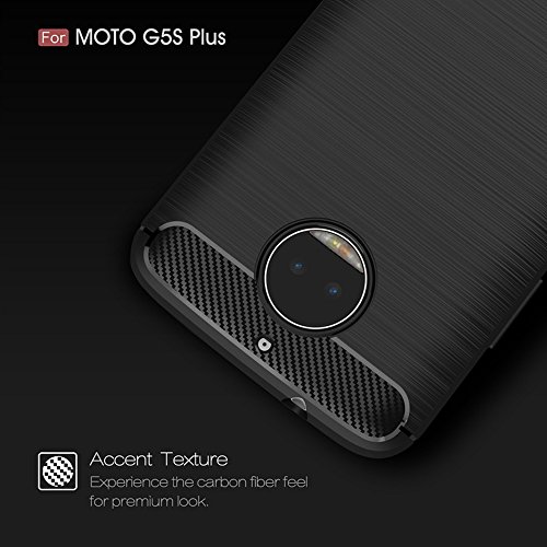 Moto G5S Plus Funda Estuyoya Silicona Efecto Carbono funda trasera Dise o Duradero alta calidad Antigolpes Gel Flexible Carcasa para G5S Plus - Negro reviews Moto G5S Plus Funda Estuyoya Silicona Efecto Carbono funda trasera Dise o Duradero alta calidad Antigolpes Gel Flexible Carcasa para G5S Plus - Negro