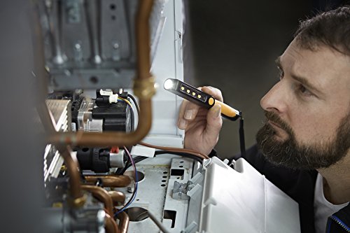 Brennenstuhl LED Leuchte / handliche LED Akku Clipleuchte (Arbeitsleuchte Akkubetrieben, inkl. drehbarem Clip mit Magnet) Farbe: schwarz/gelb, 1 Stück, 1175890 - 3