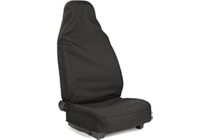 Wcawnlt Housse pour Siège de Voiture, Modèle Universel pour Protection Siege Auto Polyester Noir, Usage Quotidien, pour Anti-poussière Atelier Sport Enfants (132x54cm)