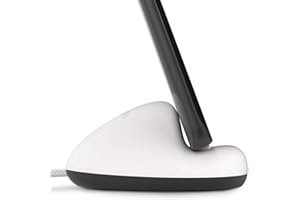 Sinjimoru estación de Acoplamiento para teléfono con Cable de Carga USB Tipo C Estación de Acoplamiento de Silicona Conveniente. Sync Stand Flat, Blanco.