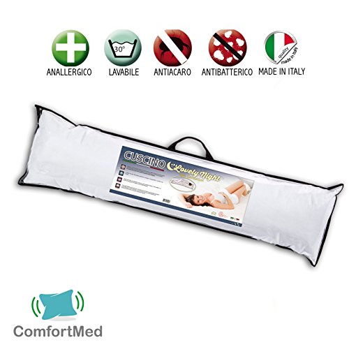 ComfortMed - Cojín de Lactancia para Dormir de Lado; Cojín ortopédico ergonómico para Embarazadas para el Sueño Ed il Riposo - Made in Italy - Dispositivo médico Cat. 1