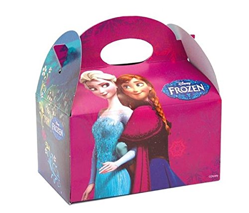 4 Geschenkboxen aus Pappe * FROZEN – DIE EISKÖNIGIN * von Disney // CONO // Party Kinder Mottoparty Kindergeburtstag Mitgebsel Geschenktüten Tüten Partyboxen - 2