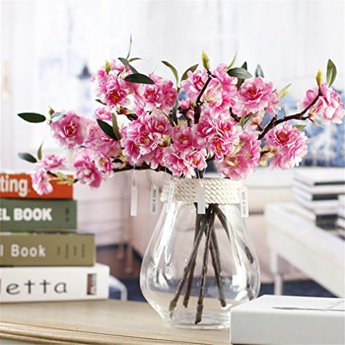 Cherry Blossom,Artificial Branches Sakura,Silk Flower Wedding Home Office Party Hotel Restaurant Patio or Yard Decoration(10 Pcs)