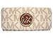 Produktbild Michael Kors Women's Fulton Signature Long Continental Clutch Wallet Vanilla/Acorn …